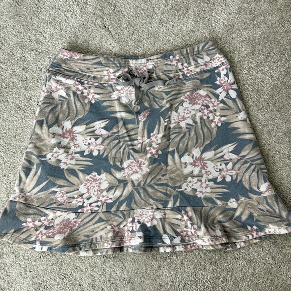 Tribal Pants - Tribal Tropical A-Line Flutter Skort with Ruffled Tie Front